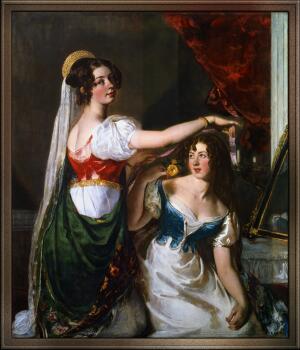 Preparing for a Fancy Dress Ball by William Etty